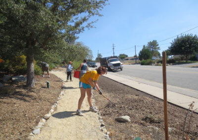 Cal Poly Wow Day of Service ~ Gateway landscape is beautiful, ready for autumn and rain this winter!