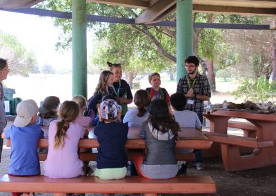 Kids laughing, learning and teaching at Jr. Ranger Camp